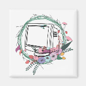 Monitor en Wreath Magneet (Voorkant)