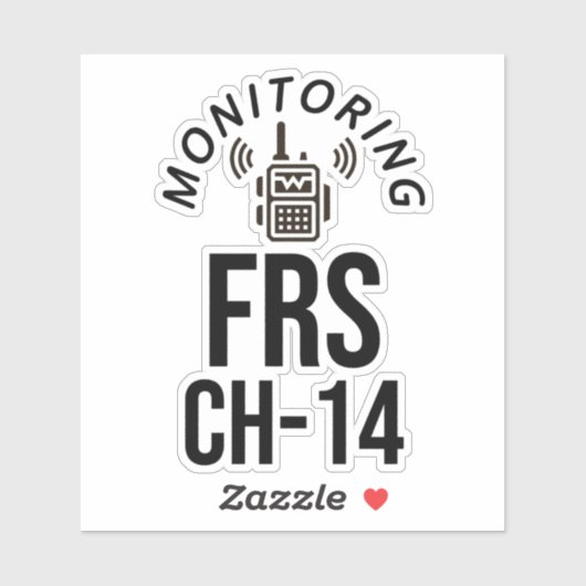 Monitor FRS Channel 14 Sticker (Vel)