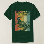 Monitor hagedis 1 t-shirt (Design voorkant)