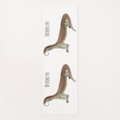 Monitor lizard cartoon illustration yogamat (Voorkant)
