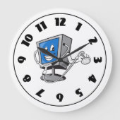 Monitor met een stethoscoopklok grote klok (Voorkant)