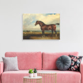 "Monitor" Paardenschilderij van James Ward Canvas Afdruk (Insitu (Woonkamer))