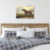 "Monitor" Paardenschilderij van James Ward Canvas Afdruk (Insitu (Slaapkamer))
