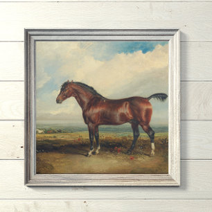 "Monitor" Paardenschilderij van James Ward Canvas Afdruk