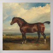 "Monitor" Paardenschilderij van James Ward Poster (Voorkant)
