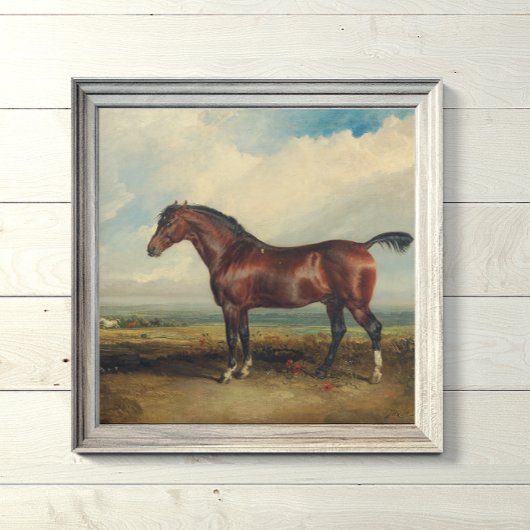 "Monitor" Paardenschilderij van James Ward Poster