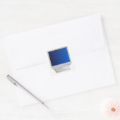 Monitor Vierkante Sticker (Envelop)