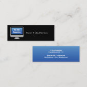 Monitorcomputerkaart Mini Visitekaartje (Voorkant / Achterkant)