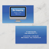 Monitorcomputerkaart Visitekaartje (Voorkant / Achterkant)