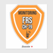 Monitoring FRS Channel 19 Sticker (Vel)