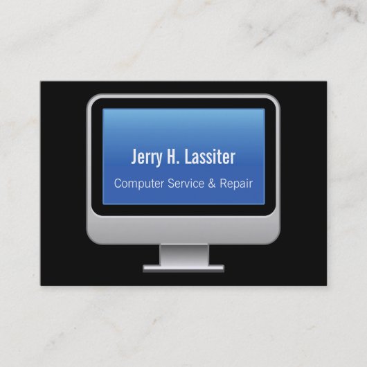 Monitorkaart Visitekaartje (Voorkant)