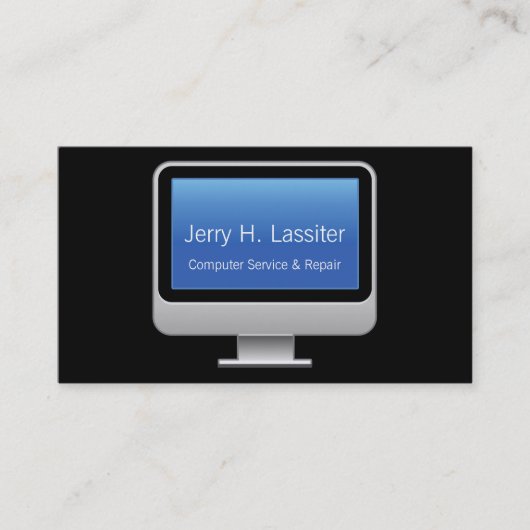 Monitorkaart Visitekaartje (Voorkant)