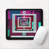 Monitorreflecties Mousepad Muismat (Met muis)