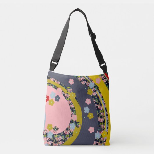 Monjii art Floral Bag Crossbody Tas (Voorkant)