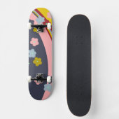 Monjii bloemenskeelermodel persoonlijk skateboard (Voorkant)