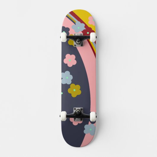 Monjii bloemenskeelermodel persoonlijk skateboard (Voorkant)