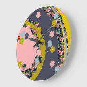 Monjii Floral Clock Grote Klok (Hoek)