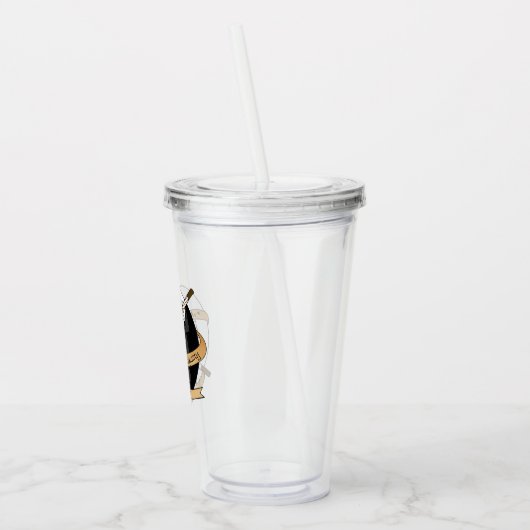 Monk Dice Design Acryl Drinkbeker (Links)