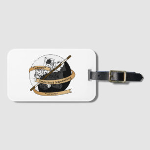 Monk Dice Design Bagagelabel