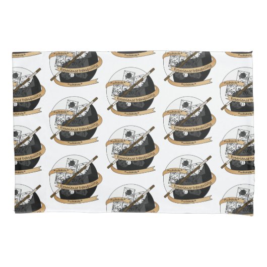 Monk Dice Design Kussensloop (Voorkant)