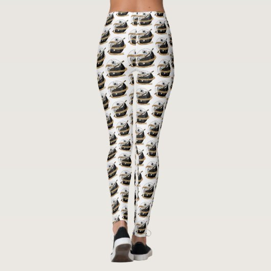 Monk Dice Design Leggings (Achterkant)