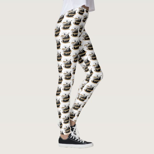Monk Dice Design Leggings (Rechts)