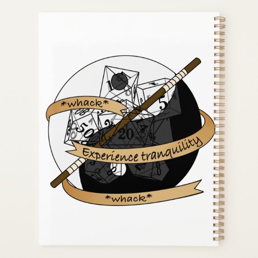 Monk Dice Design Planner (Achterkant)
