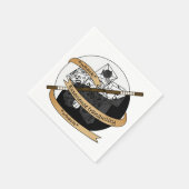 Monk Dice Design Servet (Hoek)