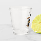 Monk Dice Design Shot Glas (Links)