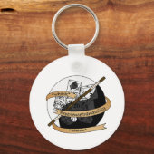 Monk Dice Design Sleutelhanger (Voorkant)