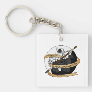 Monk Dice Design Sleutelhanger