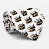 Monk Dice Design Stropdas (Opgerold)