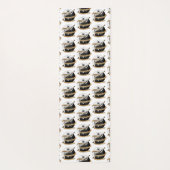 Monk Dice Design Yogamat (Achterkant)