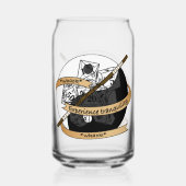Monk Dobbelsteen Ontwerp Blikvorm Glas (Achterkant)