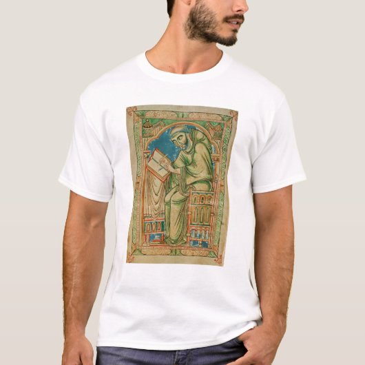 Monk Eadwine aan het werk met het manuscript, T-shirt (Voorkant)