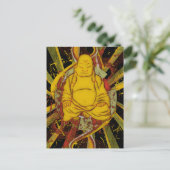 Monk in Meditation Briefkaart (Staand voorkant)
