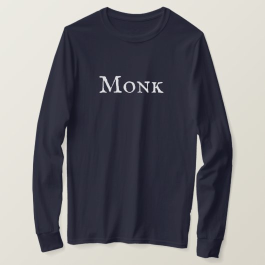 "Monk"-Mannen T-Shirt (Design voorkant)