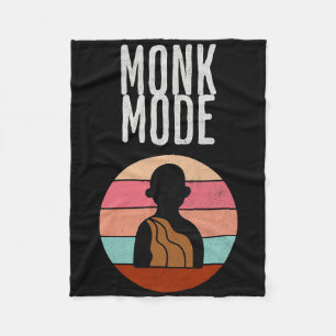 Monk Mode, Zen en Yoga, Meditatie, boeddhistisch,  Fleece Deken