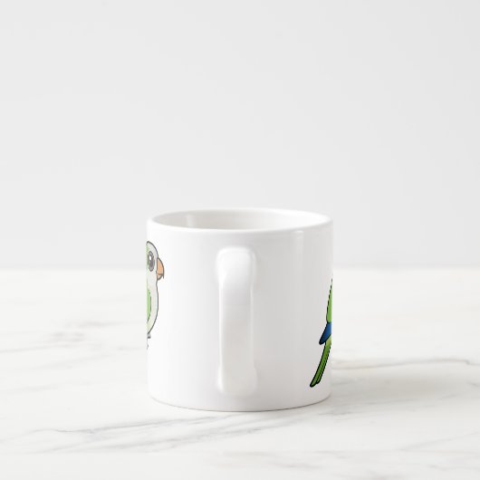 Monk Paraket Espresso Kop (Achterkant)