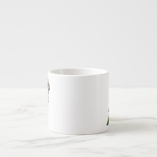 Monk Paraket Espresso Kop (Voorkant)