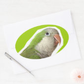 Monk Paraket Ovale Sticker (Envelop)