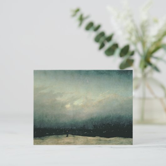 Monk per zee, 1809 briefkaart (Staand voorkant)