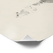 Monk & Pine - Zen Ink Wall Art - Minimal Decor Perfect Poster (Hoek)