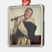 Monk Speel een Clarinet Metalen Ornament (Links)