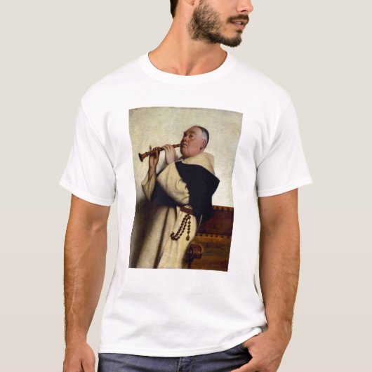 Monk Speel een Clarinet T-shirt (Voorkant)