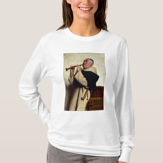 Monk Speel een Clarinet T-shirt (Voorkant)