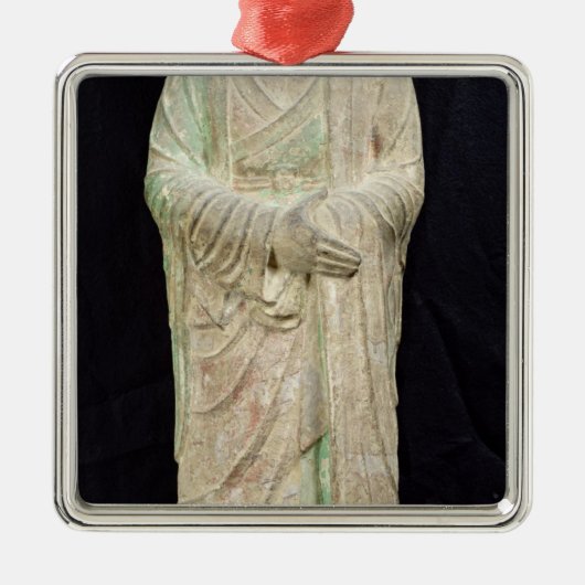 Monk uit Dunhuang, provincie Gansu Metalen Ornament (Voorkant)
