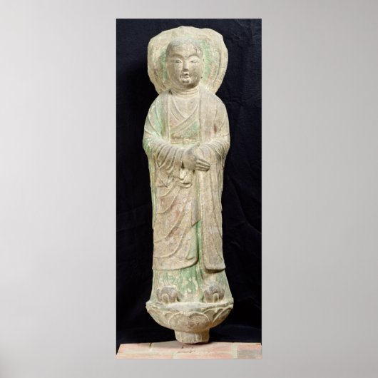 Monk uit Dunhuang, provincie Gansu Poster (Voorkant)