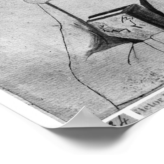 Monk uit het Album van de Vallardi Poster (Hoek)