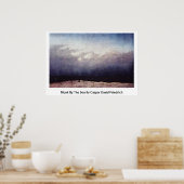Monk van het Zee van Caspar David Friedrich Poster (Keuken)